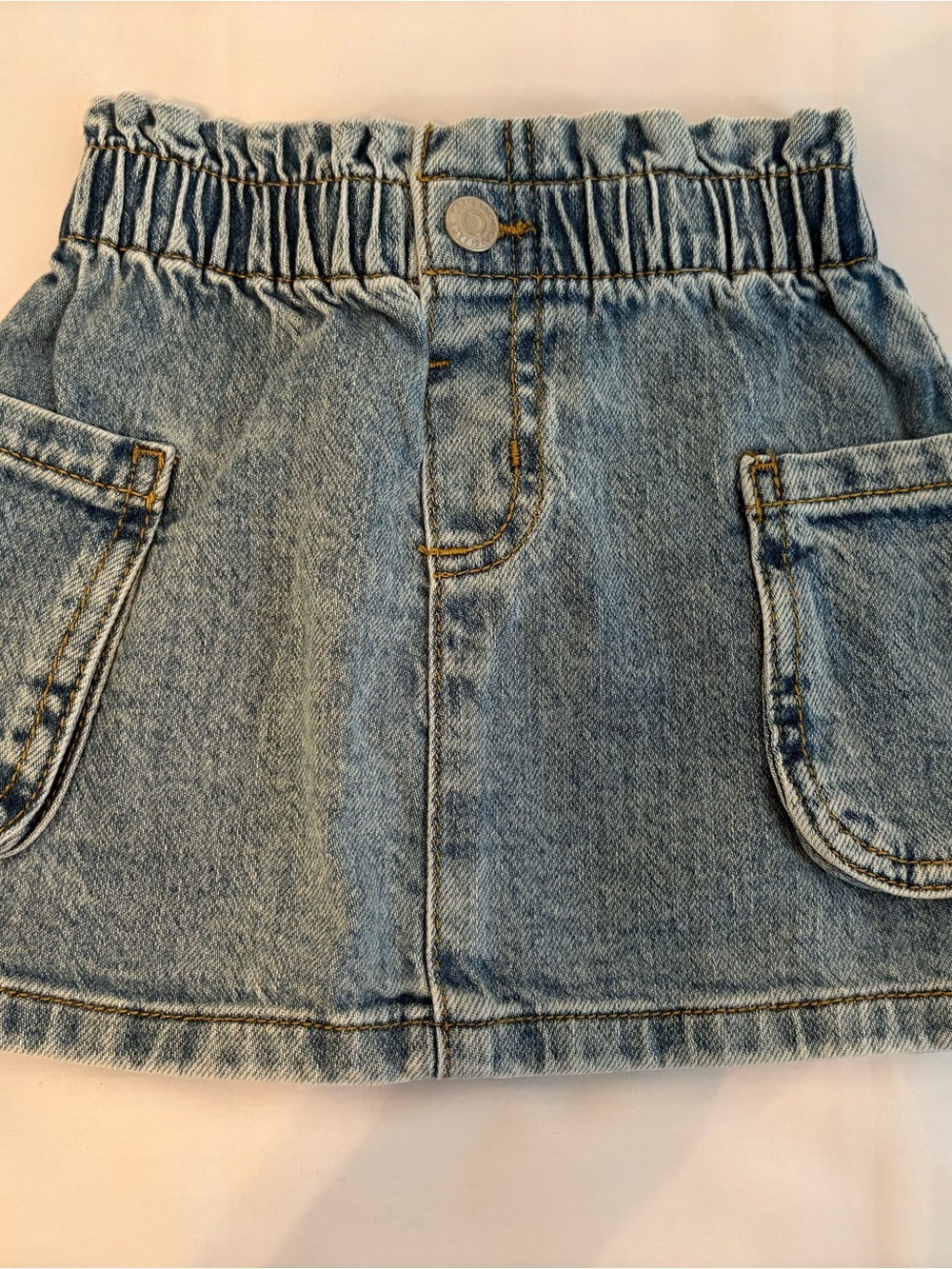 Cat & Jack Light Blue Denim Pocket Skirt